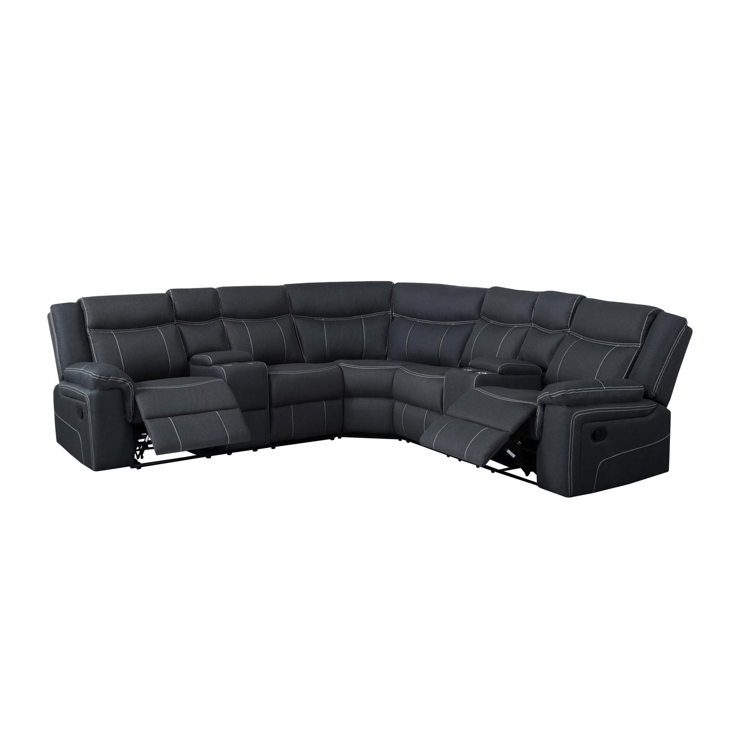 109.4” Manual Reclining Sectional Sofa
