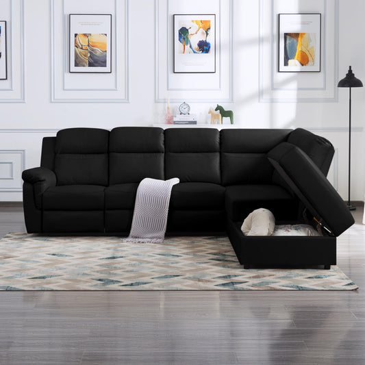 110.2” Manual Reclining Sectional Sofa