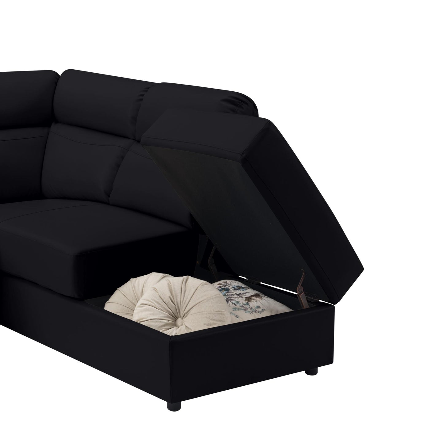 110.2” Manual Reclining Sectional Sofa