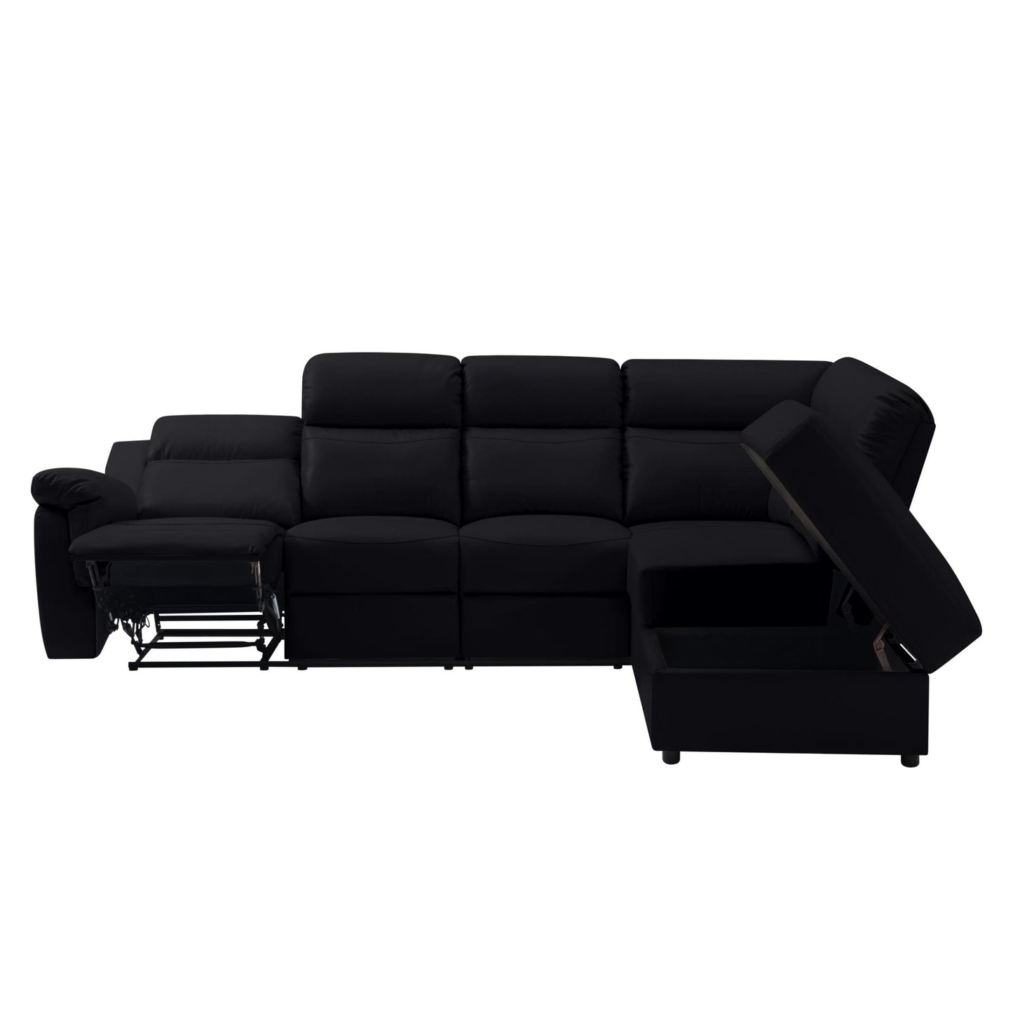 110.2” Manual Reclining Sectional Sofa